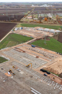 Grundsteinlegung Batteriespeicherwerk der Firma Ecostor in Förderstedt/Sachsen Anhalt Foto Tom Schulze / Leipzig Tel. 0049-172-7997706 www.tom-schulze.com post@tom-schulze.com