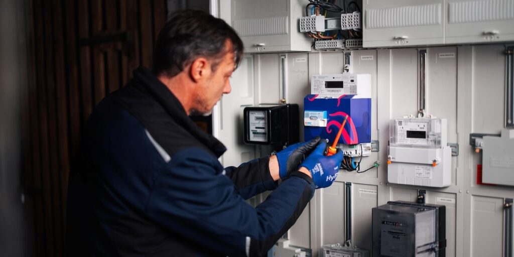 Smart Meter, Einbau, Stromzähler, Octopus Energy, Calisen, Stromzähler, Großbritannien