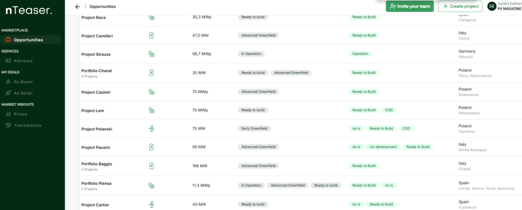 N-Teaser, Plattform, Vermittlung, Investoren, Projektierer