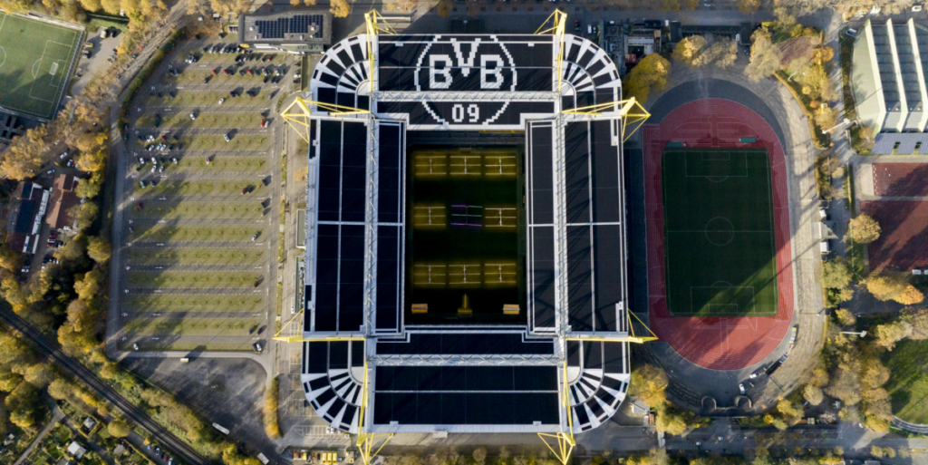 BVB, Stadiondach, Photovoltaik-Anlage, RWE