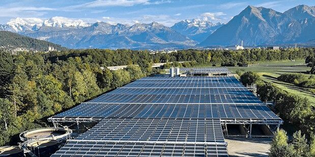 dhp, Solarfaltdach, Schweiz, Abwasserreinigungsanlage ARA Thunersee