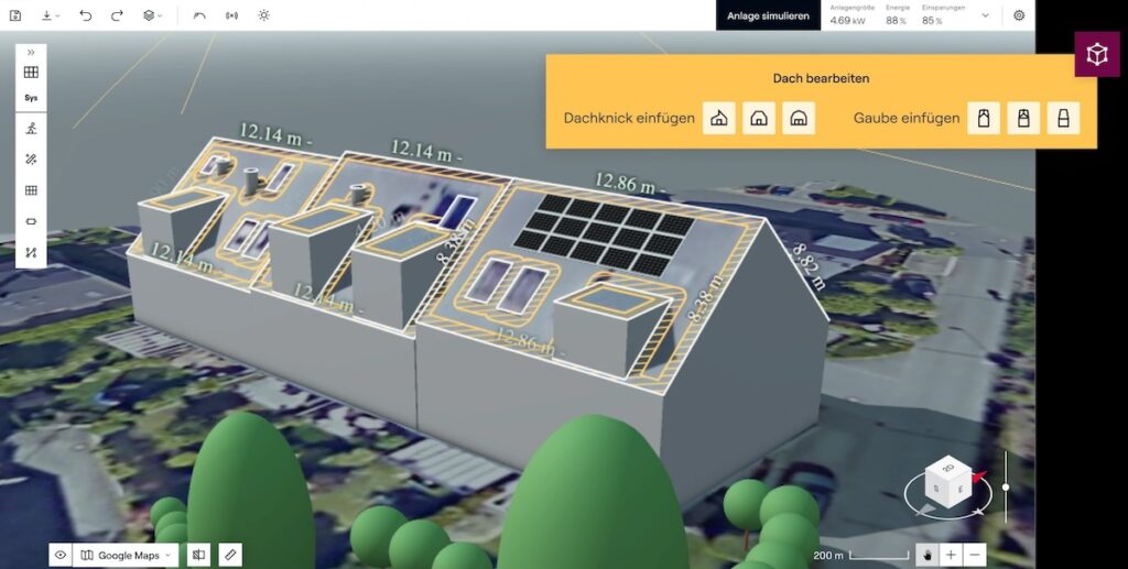 Aurora Solar, planning software, screenshot