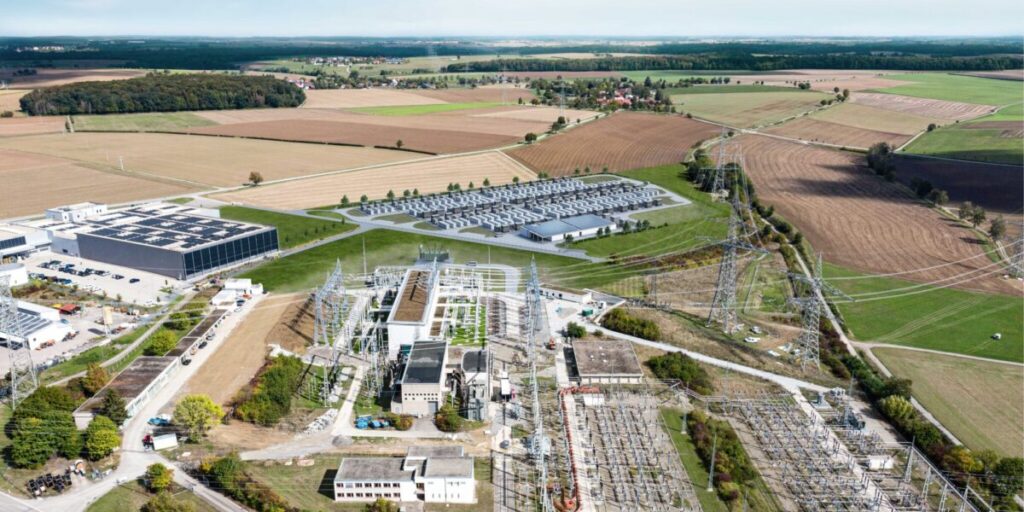 Das 250-Megawatt-Netzbooster-Projekt von Transnet BW in Kupferzell (Baden-Württemberg). | Bild: Harrer Ingenieure GmbH