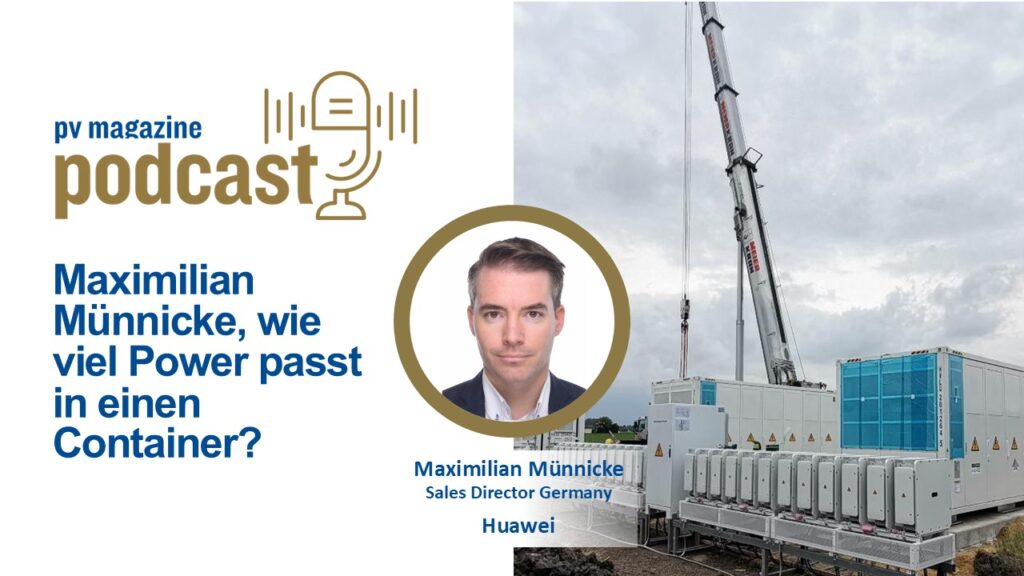 Speakerframe für pv magazine Podcast mit Huawei am 22.12.2025