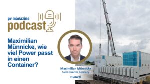 Speakerframe für pv magazine Podcast mit Huawei am 22.12.2025