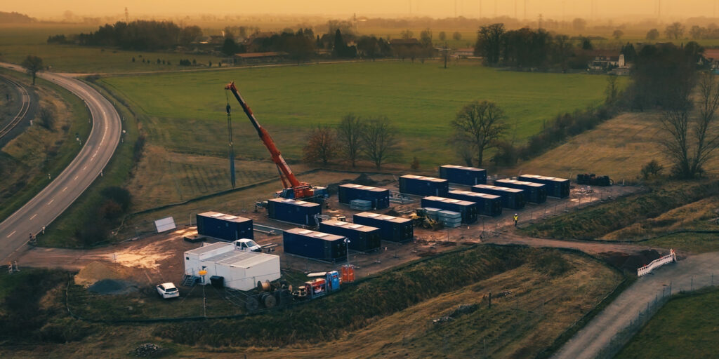 Batteriespeicher, Neoen, Bauphase