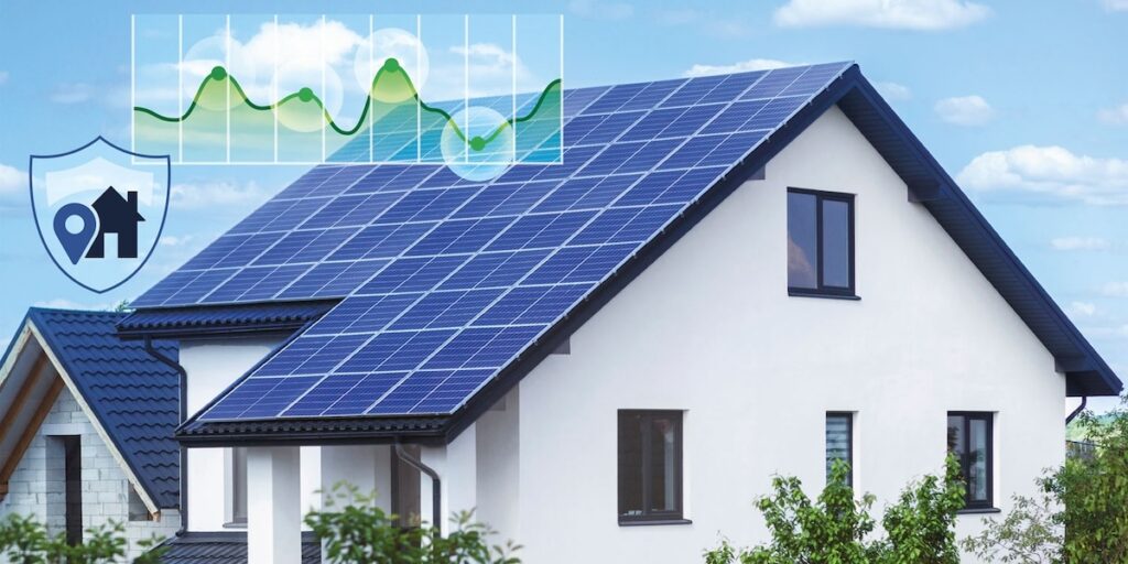 Photovoltaik, Prognose, Datenschutz, Illustration