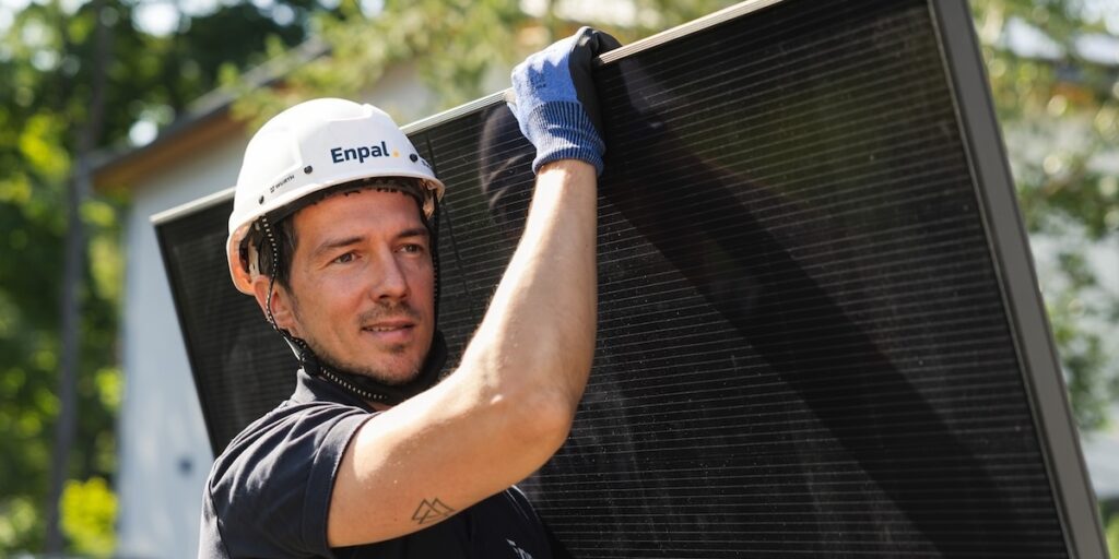 Installateur, Solarteur, Handwerk, Solarmodul, Enpal