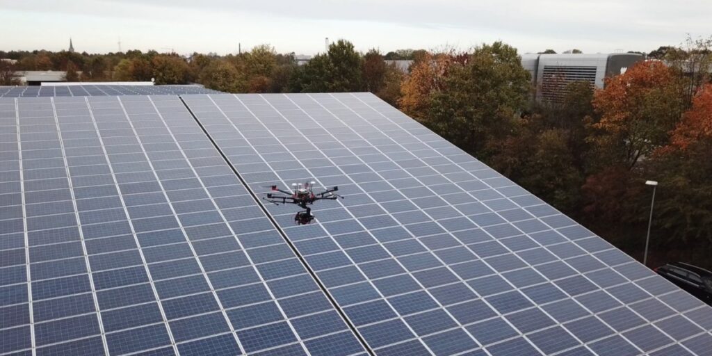 Intertek, Drohnen-Inspektion, Solarpark