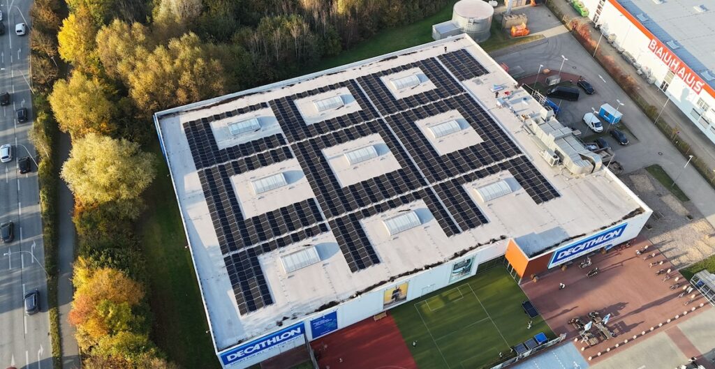 EDP, Aufdachanlage, Decathlon-Markt
