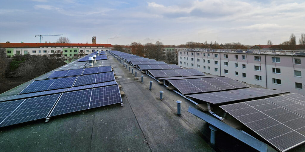 Mieterstromprojekt von Calor Energy in Berlin Treptow mit mehr als 5 Megawatt Leistung