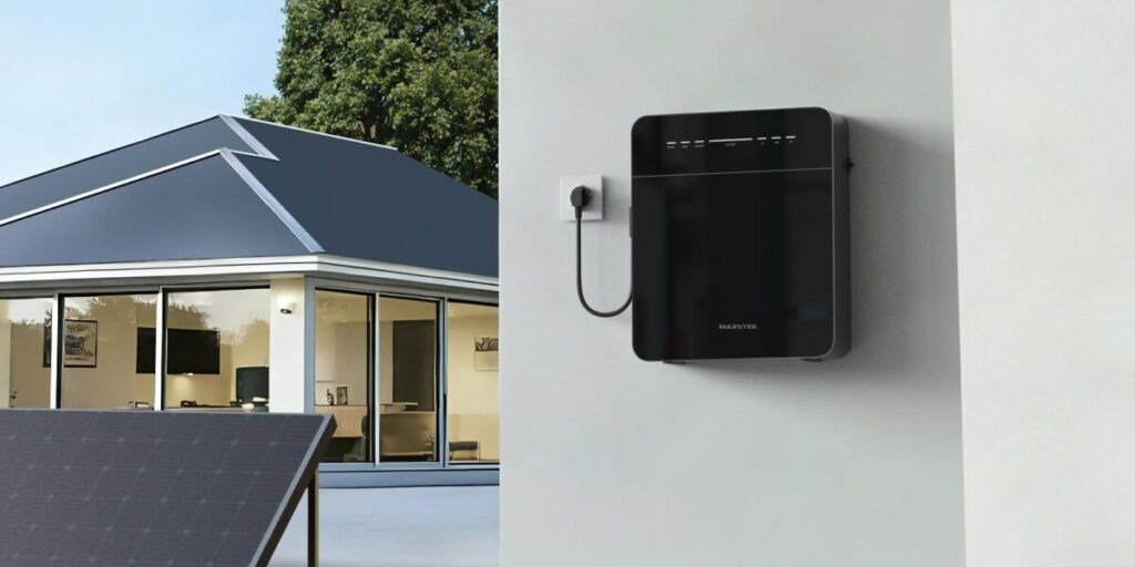 Steckerspeichergerät in Garage