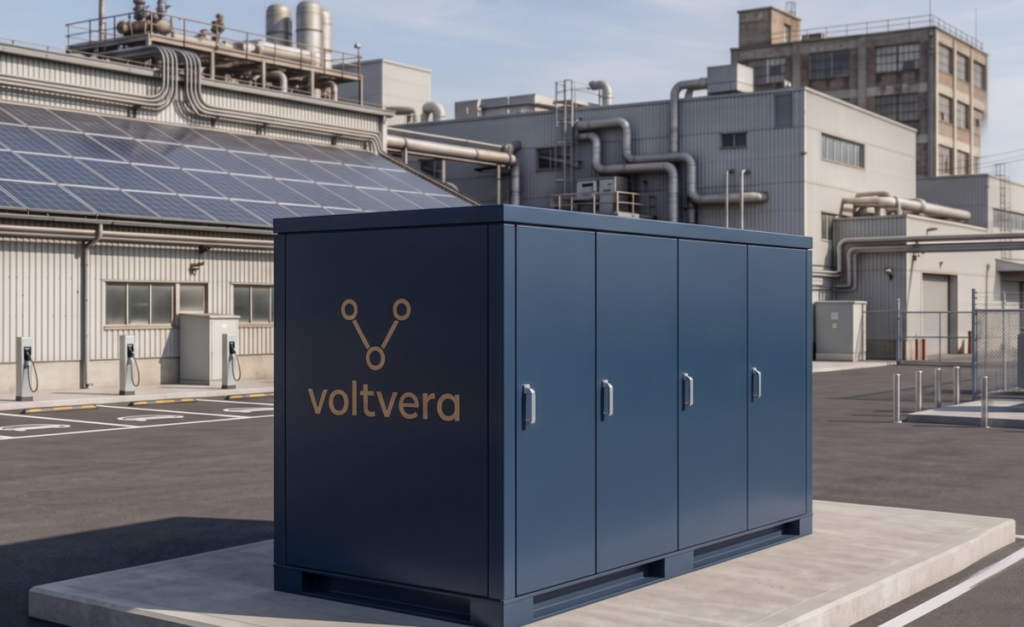Speicher-Projekt von Voltvera im Gewerbe