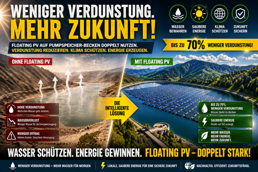 Floating-PV, KI-Bild
