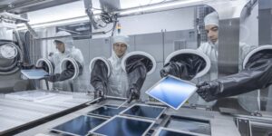 Das Pero-Si-SCALE überführt die Zelldesigns aus dem Labor auf industrielle Zellformate bis zur Wafergröße von 210 mal 210 Millimeter.