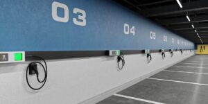 LADE one, AC-Ladesystem, Tiefgarage