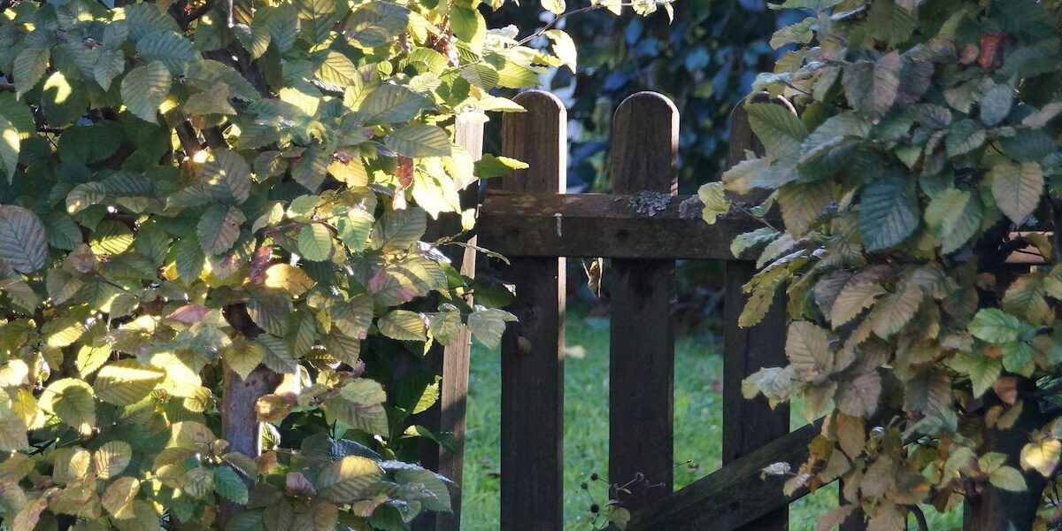 Kleingarten, Gartenpforte