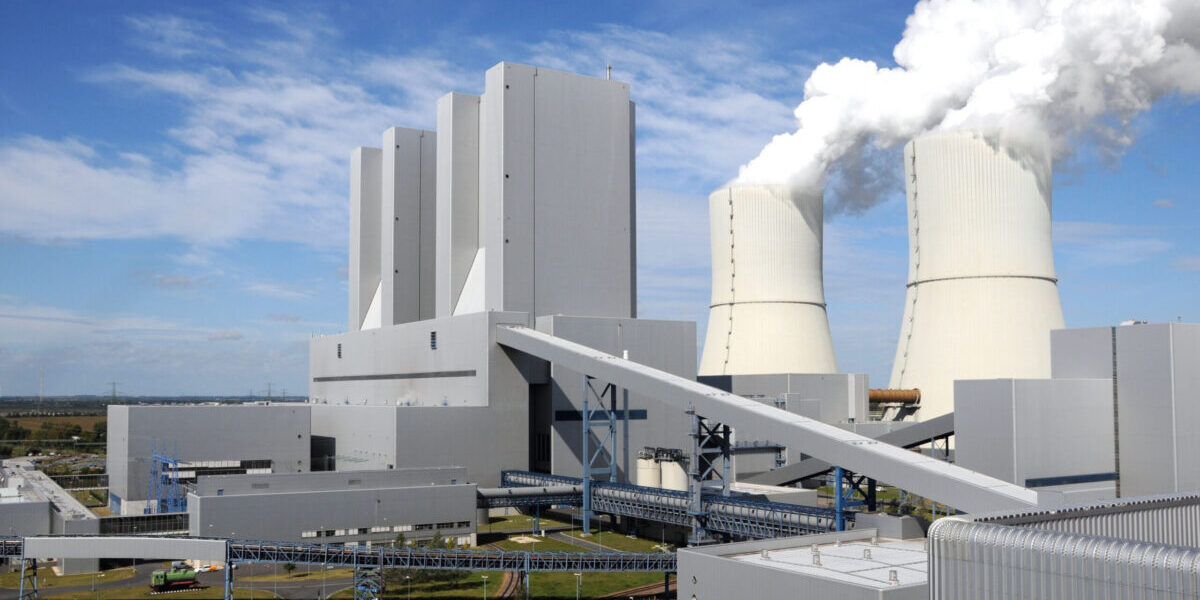 Braunkohlekraftwerk Lippendorf in Sachsen