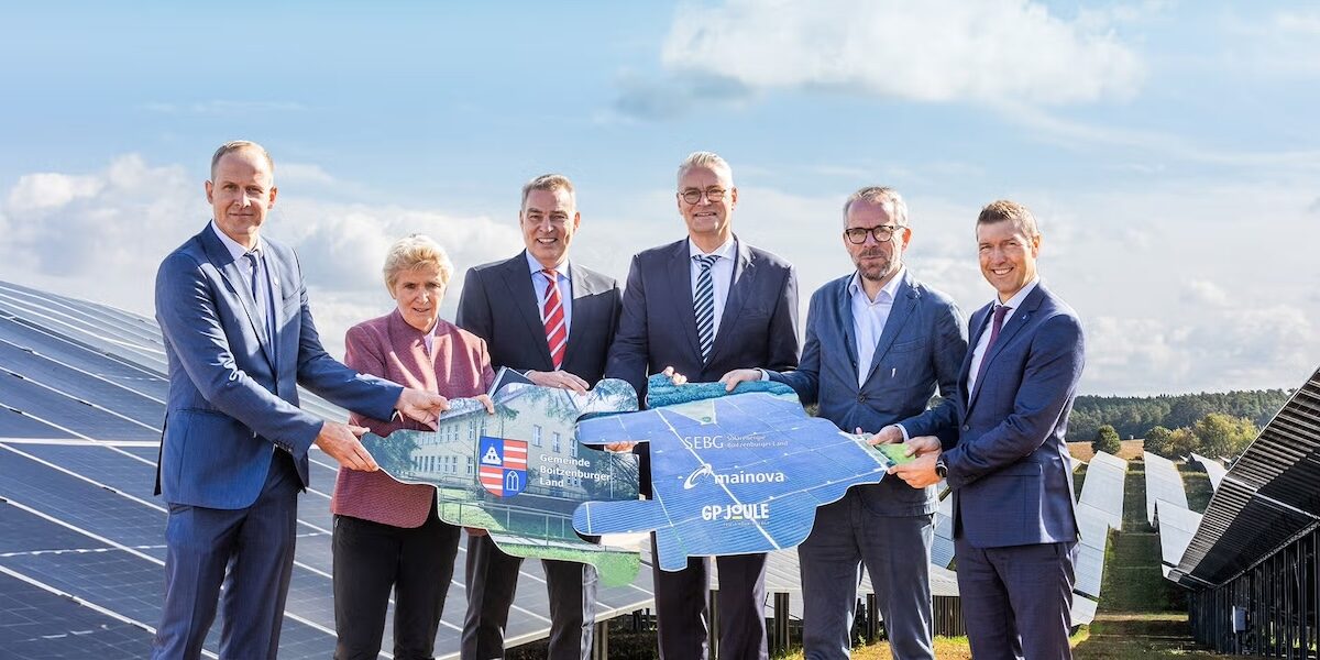 Solarpark Boitzenburger Land, Inbetriebnahme, GP Joule, Mainova, SEBG Energiepark GmbH, Gemeinde Boitzenburger Land, 20.9.2023