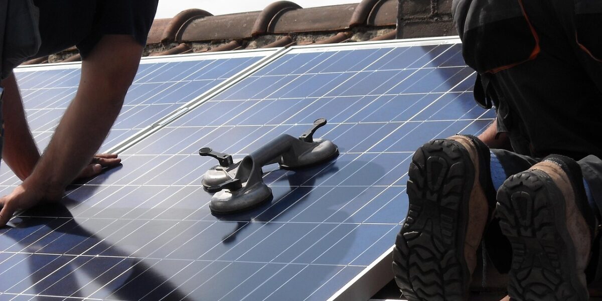 Montage, Solarmodule, Dach